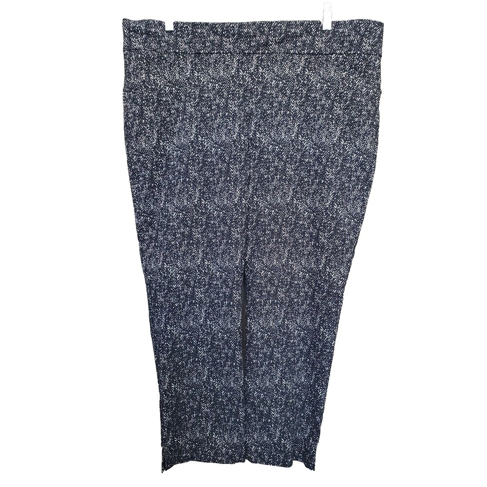Chico's Perfect Stretch Josie City Herringbone Slim Ankle Pull-On Pants 4 (XXL)